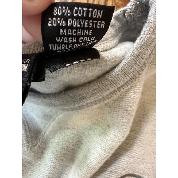 Pennant Spartan Sweatshirt Mens Medium Crewneck Race Light Gray Embroidered EUC - Picture 7 of 9